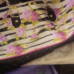 Rose betsey johnson purse